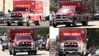 LAFD *NEW* ALS RESCUE 15 (RESERVED)RESPONDING 