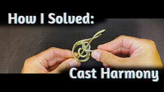 [72] Flip & Yank - Quick Solve With Two Harmonious Steps - Cast Harmony - Adult Puzzle By Hanayama