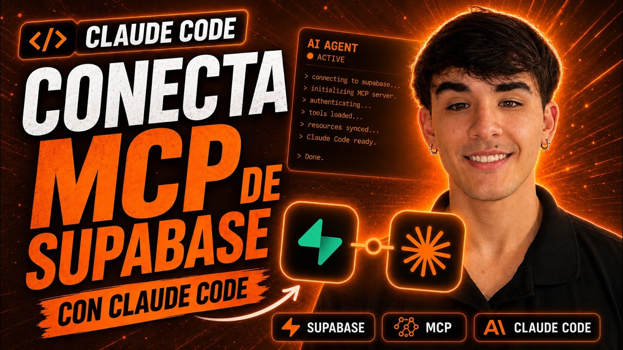 Cómo Conectar el MCP de Supabase a Claude Code Paso a Paso (Muy Fácil ...