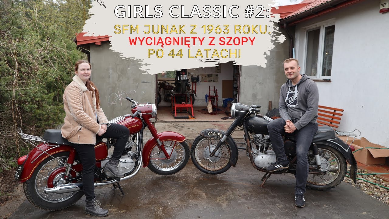 Girls Classic #2: SFM Junak M10 z 1963 roku. Wyciągnięty z zawalonej szopy po 44 latach!