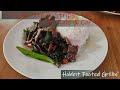 Delicious Teriyaki Steak Strips with Kale and Carrots