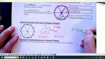 Geo 9-5 Notes (area of regular polygons)
