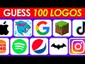 Guess the logo in 3 seconds  100 famous logos