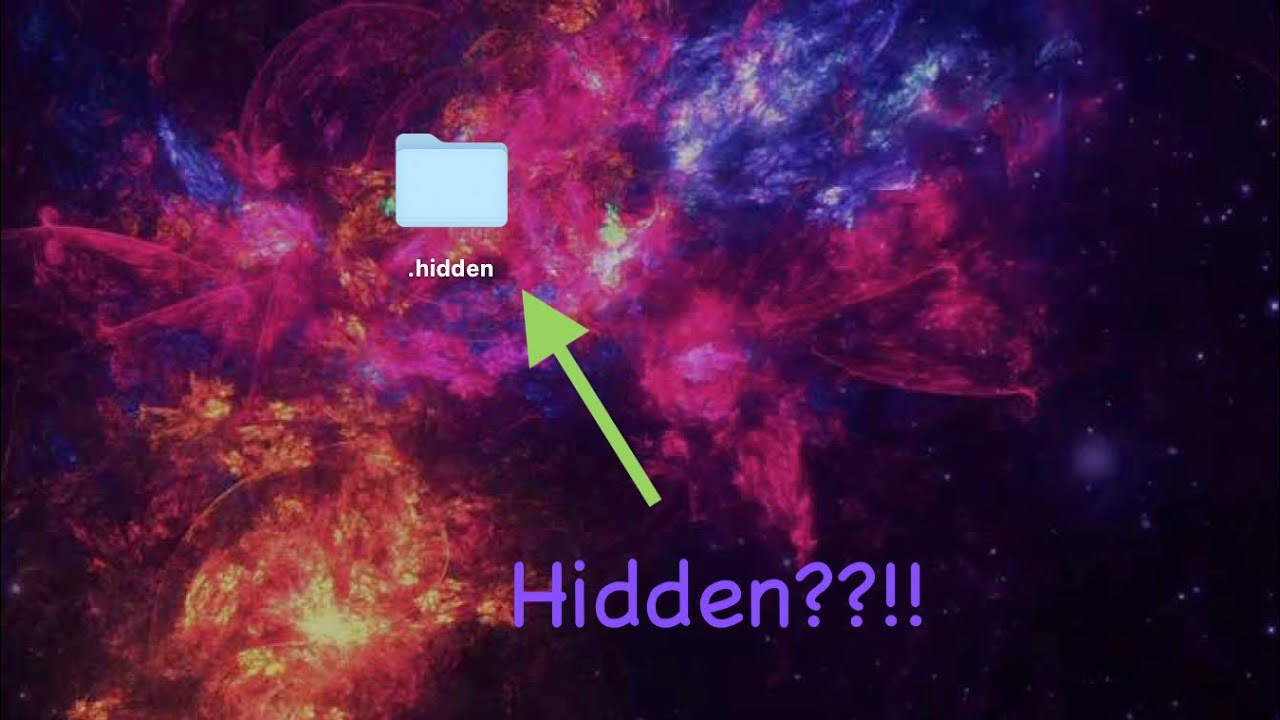 How to hide any file on your computer for Mac - YouTube