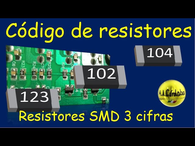 Código de resistencias SMD. Código de colores - Surtel