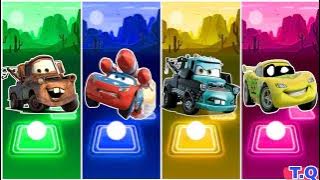 McQueen Monster Car 🆚 Monster Mater Car 🆚 McQueen Green Car 🆚 McQueen Car 🎶- Who is Best?