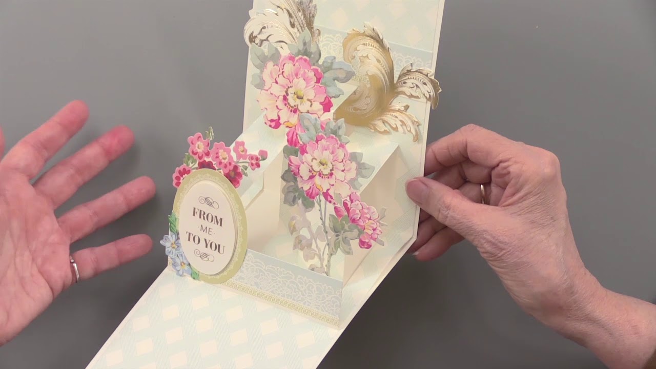 Anna Griffin Perfect Petals Pop Up Card Kit - Paper Wishes Weekly Webisodes paper mache