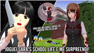 Achei a MELHOR CÓPIA do YANDERE? 😱 Joguei Sara's School Life (12+)