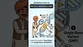 INTRODUCTION TOPHYSICAL MARKERS &amp; SNPS #genetics #biotechnology #neet #science #shorts #short