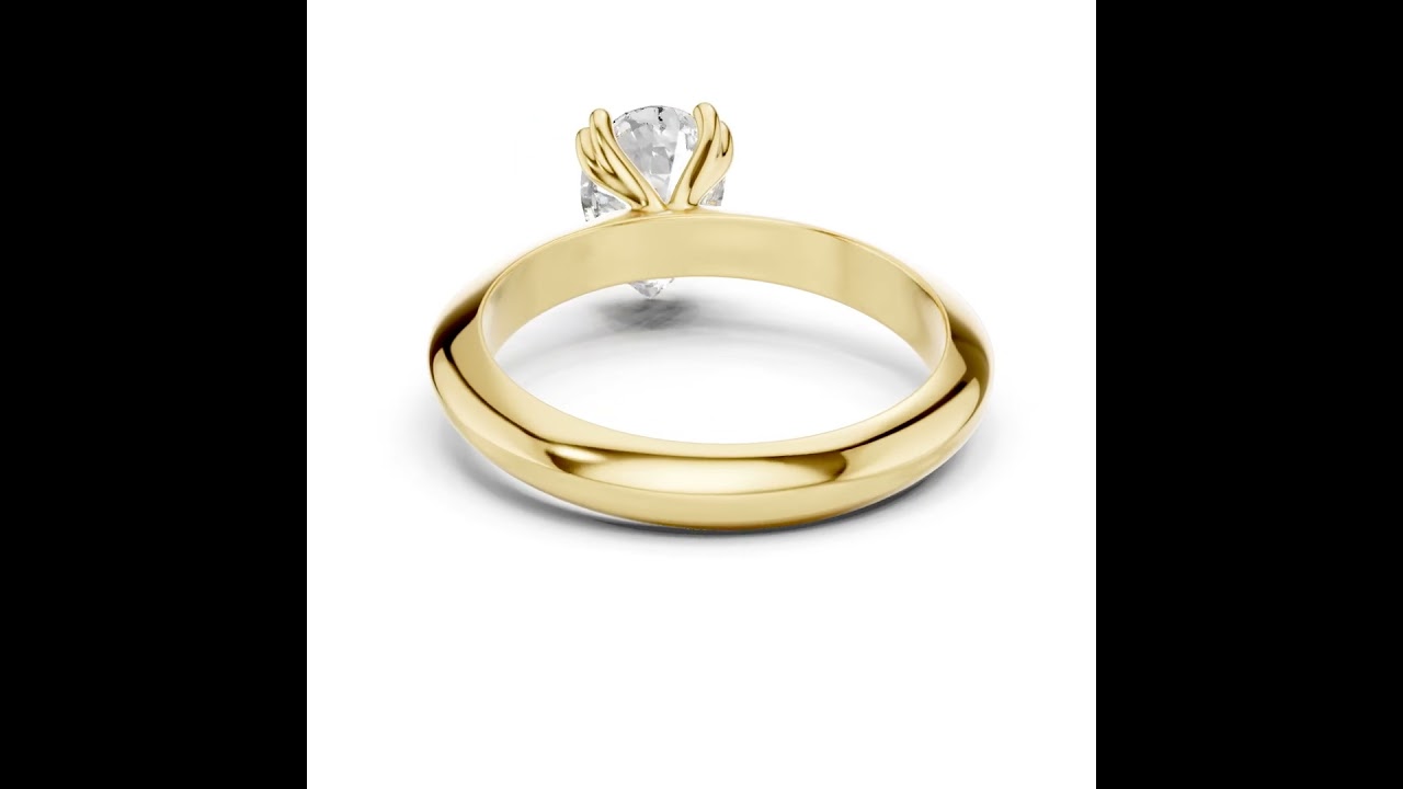 Pear Knife Edge Solitaire Lab Grown Diamond Promise Ring