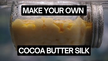 Save money & temper like a pro - Learn to make your own cocoa butter silk.