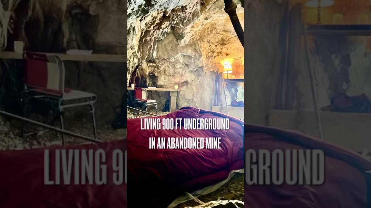 Living 900 ft underground in an abandoned mineshaft