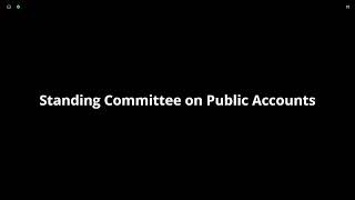Standing Committee on Public Accounts, 18 November 2020