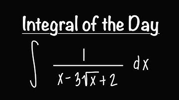 Integraal van de dag 9.10.23 | U-Sub en partiële breuken?! | Wiskunde met professor V