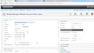 Accordion Menu Joomla Module