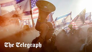 video: Israelis block motorways and airport in protest against Netanyahu’s judicial reforms