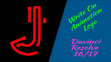 Write On Animation Logo - DaVinci Resolve 16/17