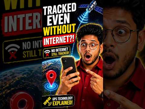 Your Phone Tracks You Without Internet 😨 (GPS Explained)|Bong Coder #shorts #viral