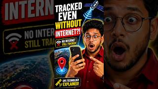 Your Phone Tracks You Without Internet 😨 (GPS Explained) #shorts #viral