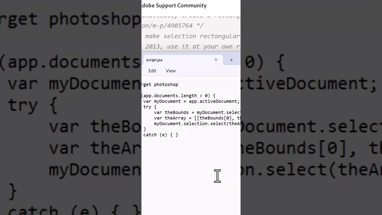How to Run Custom Script in Photoshop