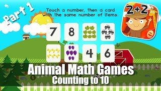 #1 Animal Math Games for Kids - Bessie - Counting to 10 screenshot 5