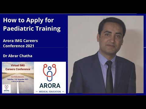 Paediatric Training in UK: what it is and how to Apply - Dr Abrar Chatha | Paediatrics