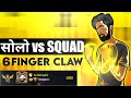 The only 6 FINGER CLAW SOLO VS SQUAD Streamer in india COPKNIT  | BattleGrounds Mobile India Live