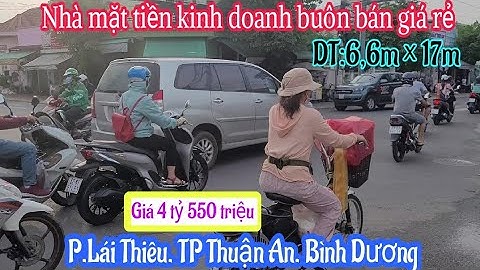 bán gấp nhà mặt tiền đường kinh doanh sầm uất giá cực rẻ P.Lái Thiêu TP Thuận An. Bình Dương