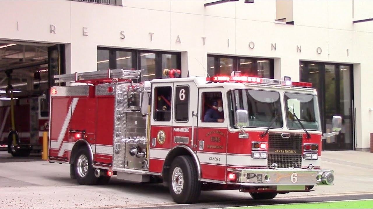 Santa Monica Fire Dept. Engine 1 & Engine 6