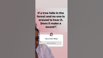 If a tree falls in the forest and no one is around to hear it.  Does it make a sound?