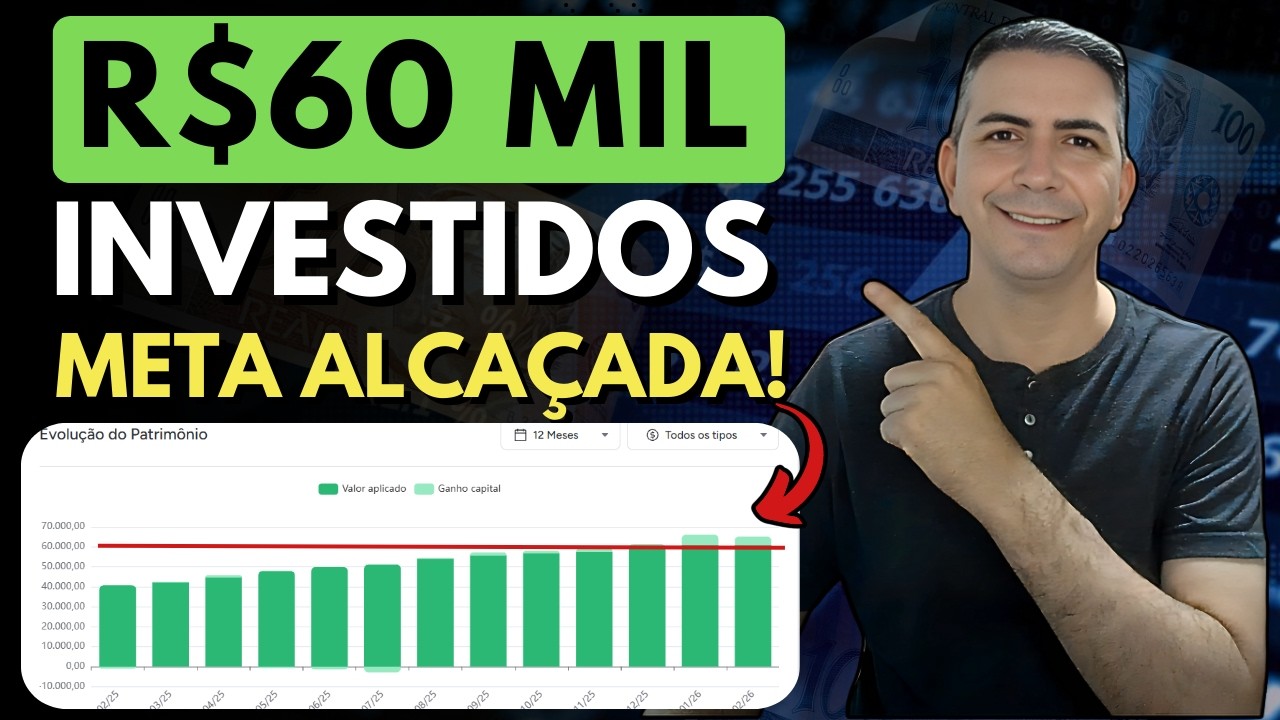 ALCANCEI R$60 Mil Investidos – Veja Quanto Eu Já Ganhei em Dividendos!