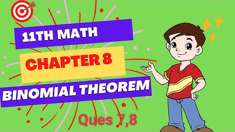 Question number 7,8 exercise 8.1 class 11th || Binomial Theorem|| chapter 8 math  @AB_CLASSES
