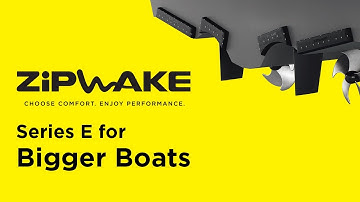 Zipwake Series E, the Dynamic Trim Control System perfectly engineered for bigger boats.