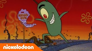 SpongeBob SquarePants | Momen-momen paling jahat Plankton | Nickelodeon Bahasa