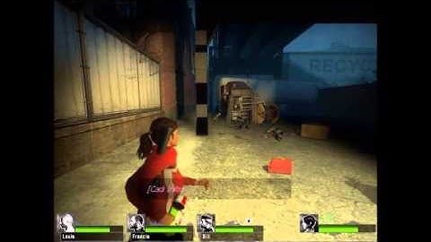 Left 4 Dead 2 Crash Course Realism Hard Thirdperson (Slow motion moments)+SLAYER