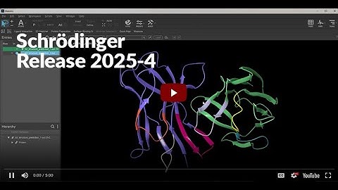 Schrödinger Release 2025-4 | Life Science - New Features