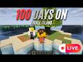 💥We gonna survive 100 Days on a Deserted Island in Minecraft - Live