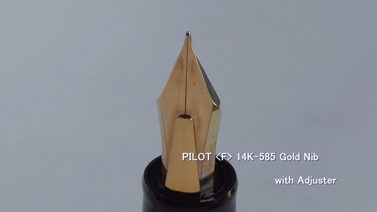 [ Fountain Pens ] Pilot #18 The First Justus with Adjustable Nib "Ribbed Black"