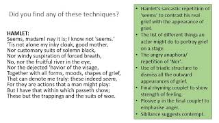 Hamlet Part A - Critical Analysis