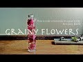 How to make a herbarium of a glass bottle.red color.【DIY】