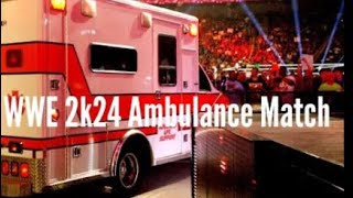 WWE 2K24 WWE championship The icon Sting vs  Cuzzo.  Ambulance match