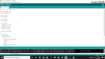Control servos puerto serial.