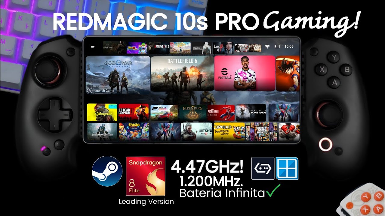 INACREDITÁVEL! GAMES DE PC e JOGOS DA Steam NO MELHOR CELULAR GAMER JÁ ...
