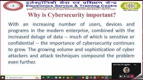 Day 2 AICTE ATAL FDP on Cyber Security Introduction to Ethical Hacking