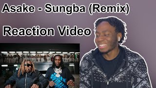 Asake - Sungba (Remix) (Official Video) (feat. Burna Boy)  Reaction Video