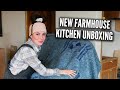 Antique unboxing for the new farmhouse kitchen