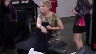 Dance Moms - Cathy throws a trophy at Jamie (Season 7 Finale)