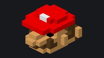 SMB Mario Head Voxels
