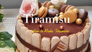 Tiramisu Cake Recipe / How to Make Tiramisu Cake / Tiramisu-Kuchen