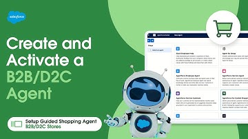 Create and Activate a B2B/D2C Agent | Setup Guided Shopping Agent B2B/D2C Store Series